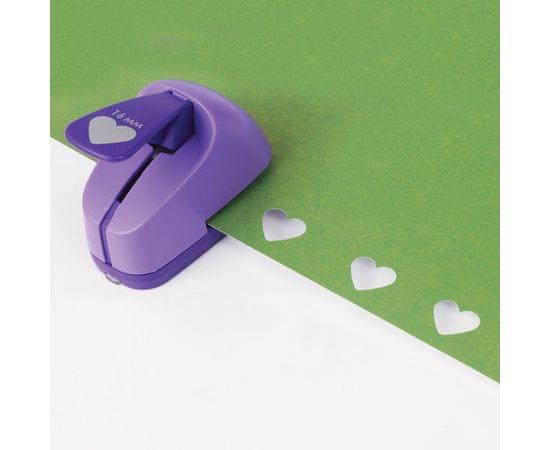 Дырокол фигурный "Сердце", диаметр вырезной фигуры 16 мм, ОСТРОВ СОКРОВИЩ, 227148 227148