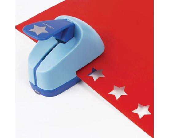 Дырокол фигурный "Звезда", диаметр вырезной фигуры 16 мм, ОСТРОВ СОКРОВИЩ, 227149 227149