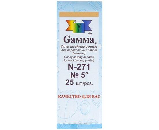 Иглы для шитья ручные Gamma N-271, 12см, 25шт. в конверте 3140572052