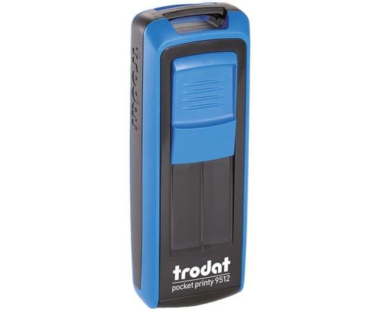 Штамп карманный Trodat Pocket Printy, пластик, 47*18мм, синияя подушка (148921) 9512