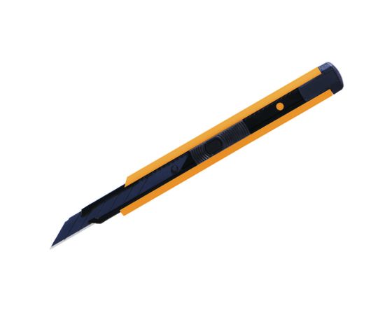 Нож канцелярский 9мм Berlingo "Color Zone", черное лезвие, auto-lock, металл. направл., ассорти, евро BM4120