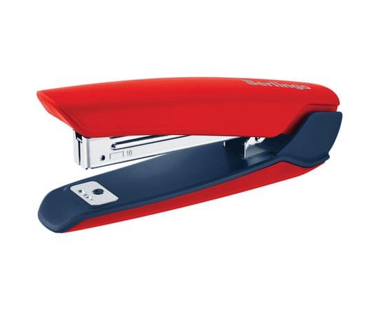 Степлер №10 Berlingo "Hyper" до 20л, пластиковый корпус, красный KSn_25210