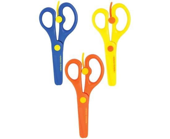 Ножницы детские пластиковые Мульти-Пульти "Приключения Енота" 13,5см, с усилителем, европодвес MS_15972