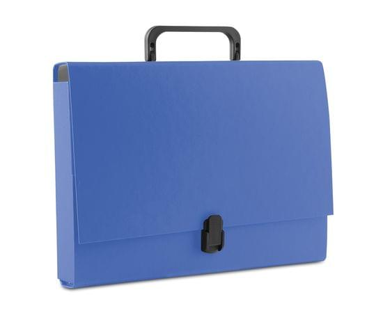 Папка-портфель А4 синяя картон Office Product/7 21187811-01
