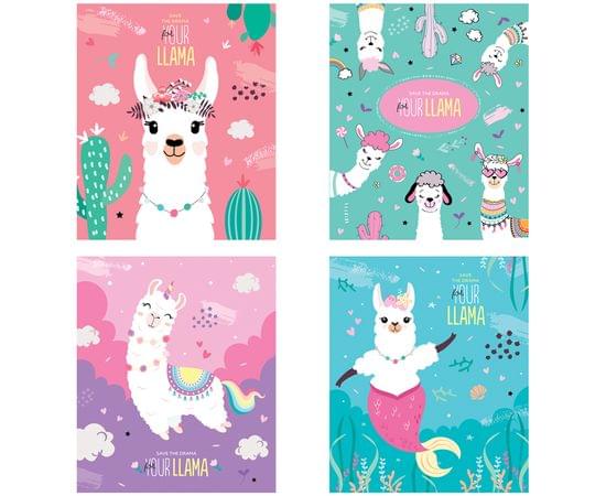 Тетрадь 40л., А5, клетка ArtSpace "Funny lama" Т40к_29608