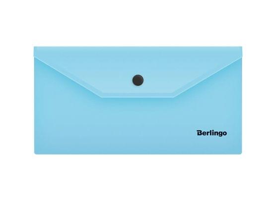 Папка-конверт на кнопке Berlingo "Instinct" С6, 180мкм, аквамарин AKk_06510