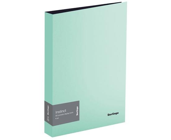 Папка с 60 вкладышами Berlingo "Instinct", 21мм, 700мкм, мятный AVp_60520