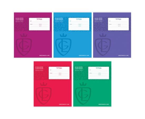 Тетрадь 12л., клетка Greenwich Line "Royal book", УФ-лак, 80г/м2 N5c12-15933