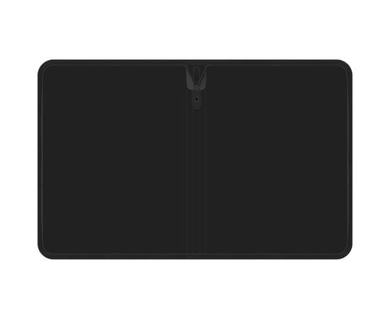 Папка на молнии Berlingo "Radiance" А4, 600мкм, розовый/голубой градиент, с рисунком ZF4_A4002