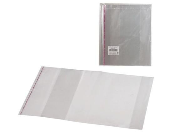 Набор Обложек 215*400мм д/тетради и дневника унив.прозр. клейкий край Топ-Спин 16.14-5шт /10/Россия 019315