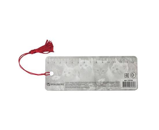 Закладка д/книг 3D BRAUBERG, объемная, "Котята", с декоративным шнурком-завязкой, 125762 125762