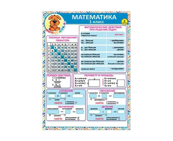 37042  Математика 1 класс (2 часть) 155*210 37042