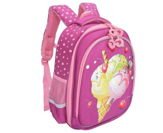 Ранец Grizzly, 28*36*20см, 2 отделения, 2 кармана, анатомическая спинка, фиолетовый RAZ-086-1/1