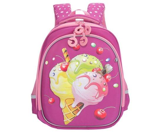 Ранец Grizzly, 28*36*20см, 2 отделения, 2 кармана, анатомическая спинка, фиолетовый RAZ-086-1/1