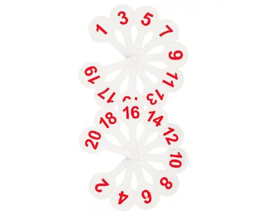 Веер-касса цифр от 1 до 20, СТАММ ВК05