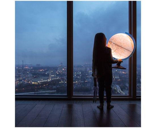 Глобус политический Globen, 21см, с подсветкой на круглой подставке Ке012100180