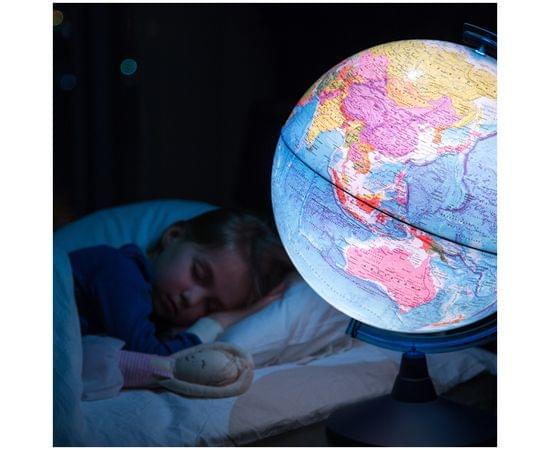 Глобус политический Globen, 21см, с подсветкой на круглой подставке Ке012100180