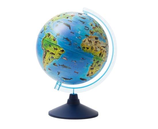 Глобус зоогеографический Globen, 25см, на круглой подставке Ке012500269