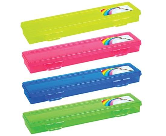 Пенал-футляр для кистей СТАММ, 350*90*35мм, неоновые цвета, ассорти ПН80