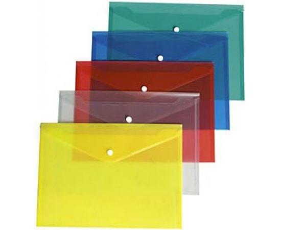 Папка с кнопкой А4 Attomex полупрозрачная желтая/10/100 3071816