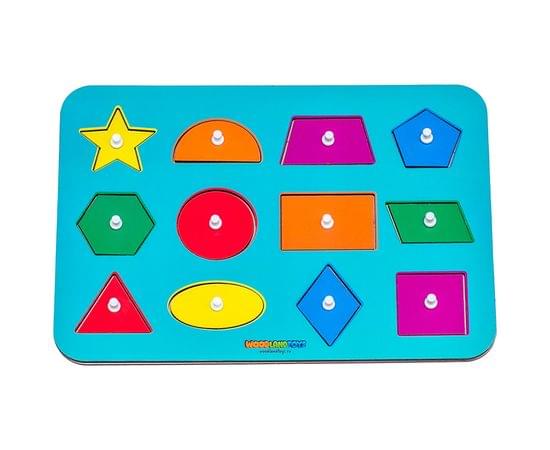 Игра развивающая Woodlandtoys "Монтессори. Геометрические формы" 82102