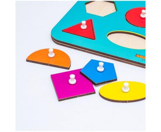 Игра развивающая Woodlandtoys "Монтессори. Геометрические формы" 82102