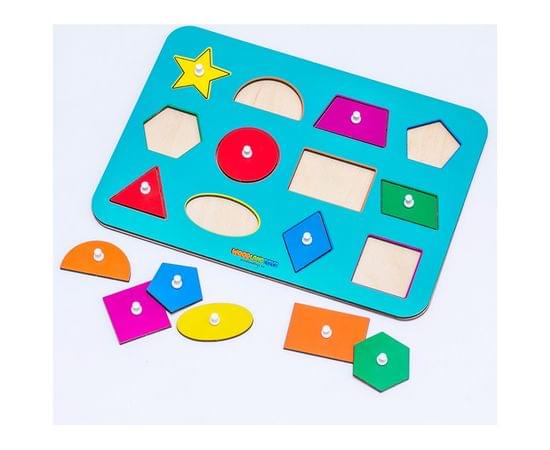 Игра развивающая Woodlandtoys "Монтессори. Геометрические формы" 82102