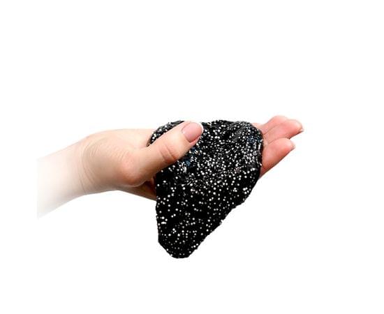 Слайм Slime "Ninja. Звездная ночь", с пенопластовыми шариками, черный, 130г S130-5