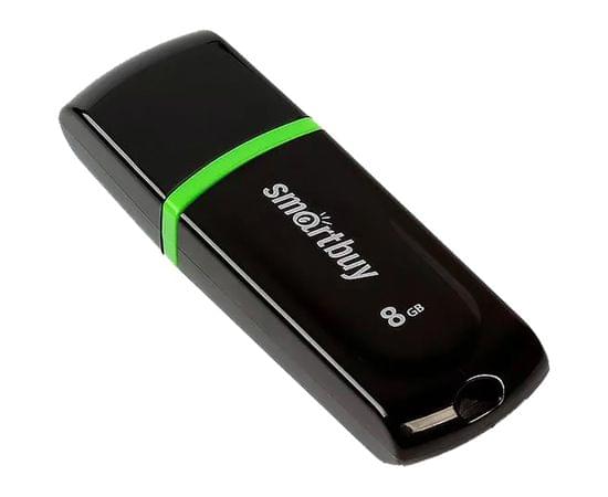 Память Smart Buy "Paean"  8GB, USB 2.0 Flash Drive, черный SB8GBPN-K
