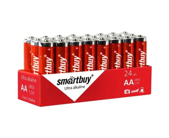 Батарейка SmartBuy AA (LR6) алкалиновая, OS24 SBBA-2A24S