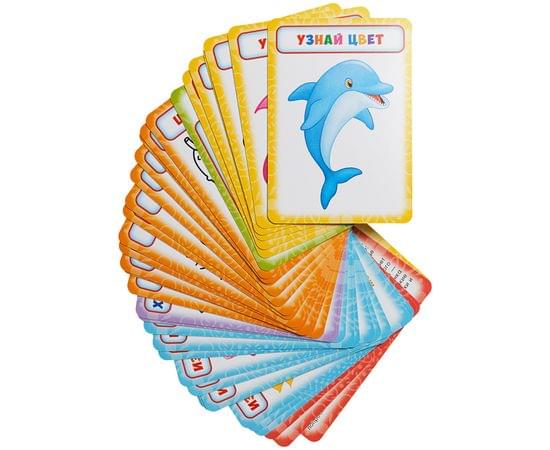 Развивающие карточки Мульти-Пульти "Учим цвета", 36шт., картон, европодвес РК_30930