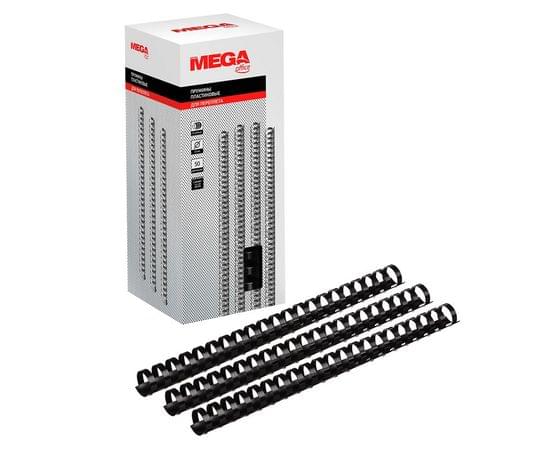 Пружины для переплета 22 мм 50 шт (210 листов) Office Product черные/10 20242215-05