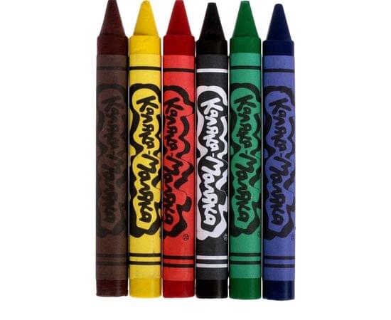 Набор восковых карандашей утолщенные Каляка-Маляка 6 цв. круглые, диаметр 11 мм КВКМ06-Д