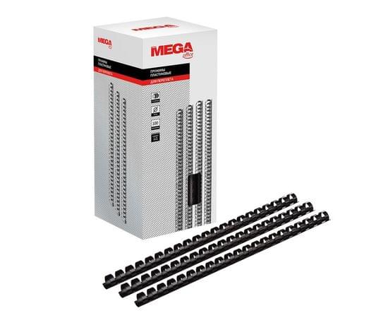 Пружины пластик D=14мм OfficeSpace, черный, 100шт. PC7011