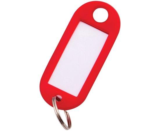 Набор брелоков для ключей OfficeSpace, 52мм, 10шт., красные 268451