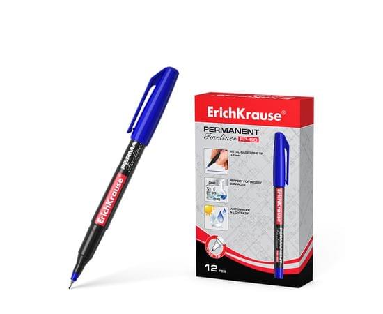 Перманентный линер ErichKrause®  FP-50, цвет чернил синий 37069