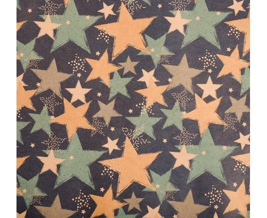 Бумага крафтовая «Звёздочки», 50 × 70 см 4580657