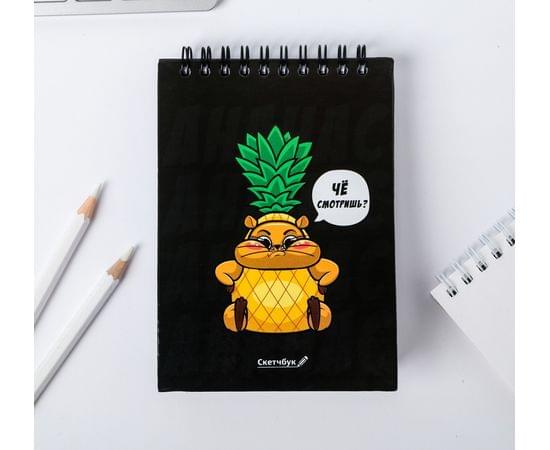 Скетчбук "Хомяк-ананас", А6, 80 листов 4675839 4675839