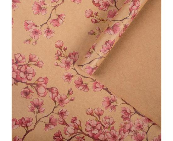 Бумага упаковочная крафтовая "Сакура" 50х70 см  4947088 4947088