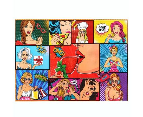 Бумага упаковочная глянцевая "Pop art", 50 х 70 см 6384290