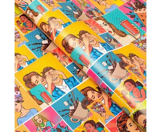 Бумага глянцевая "Pop-art", 0,5 х 0,7 м 6783155