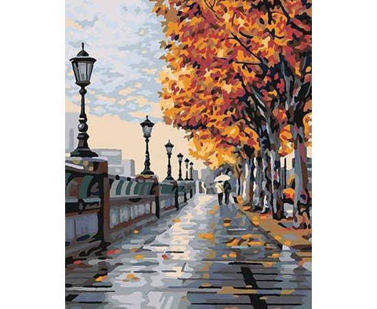 Картина по номерам КАКАДУ 40х50 KA 00093 Осенняя прогулка KA 00093