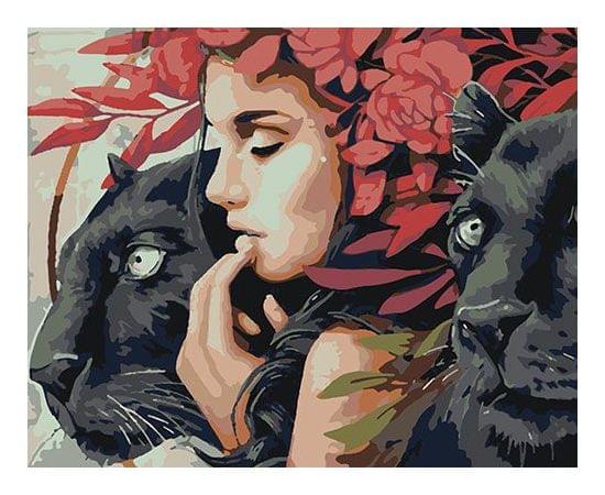 Картина по номерам КАКАДУ 40х50 KA 00144 Д+E11:J29 пантеры KA 00144