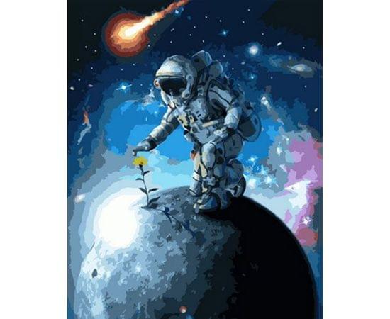 Картина по номерам 40х50 OK 10844 Эксклюзив!!! Космонавт* OK 10844