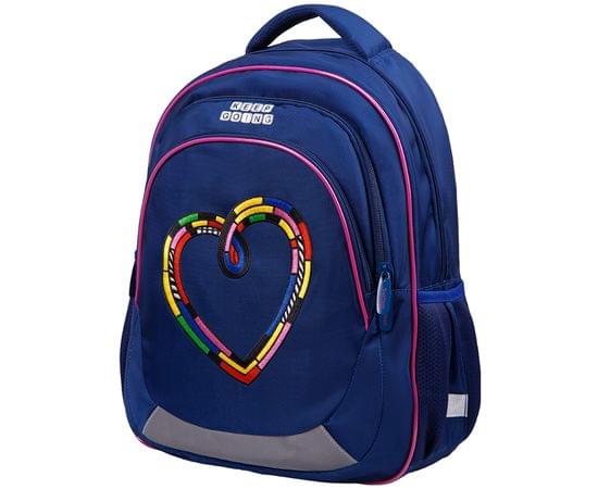 Рюкзак Berlingo Bliss "Colorful heart" 40*29*19см, 3 отделения, 2 кармана, анатомическая ЭВА спинка RU06923
