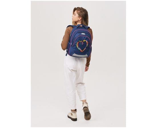 Рюкзак Berlingo Bliss "Colorful heart" 40*29*19см, 3 отделения, 2 кармана, анатомическая ЭВА спинка RU06923