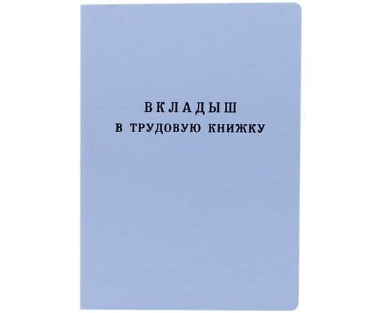 Бланк "Вкладыш в трудовую книжку" Гознак 348769