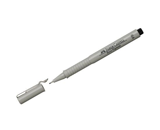 Ручка капиллярная Faber-Castell "Ecco Pigment" черная, 0,6мм 166699
