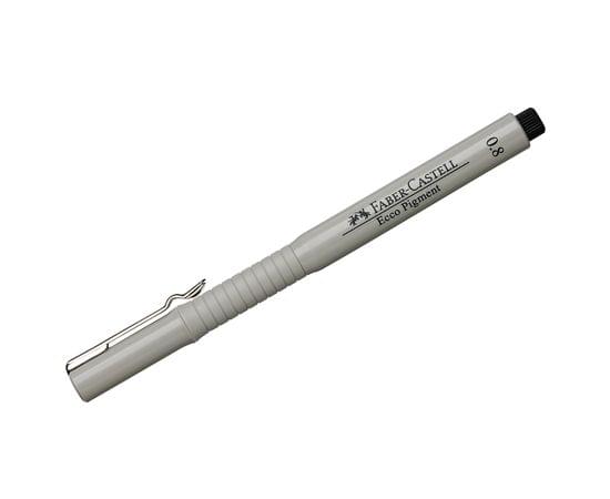 Ручка капиллярная Faber-Castell "Ecco Pigment" черная, 0,8мм 166899