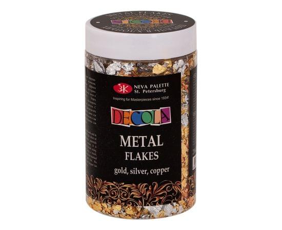 Поталь в хлопьях Decola, 3 г, золото/серебро/медь 206421741